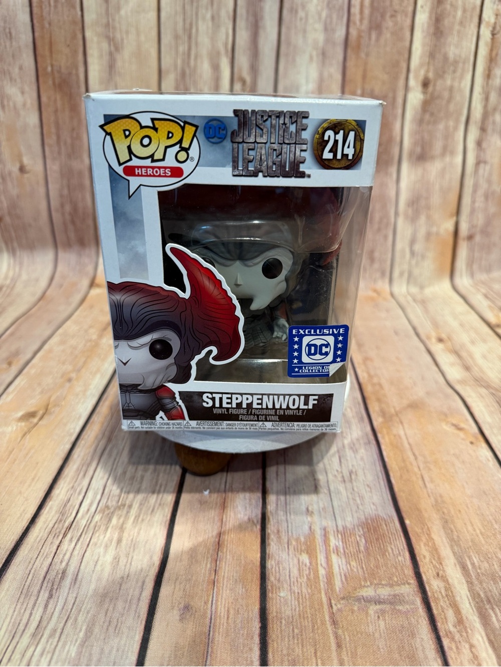 Funko Pop! Justice League Steppenwolf Vinyl Figure - Black White Red